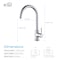 Kibi Lowa Single Handle Bar Sink Faucet KKF2001CH - alternate 5